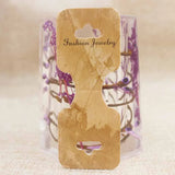 100pcs Marbel/Dreamcatcher/Flower Pattern Necklace Earring Hang Tag Cards