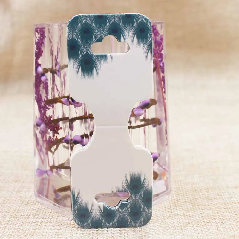 100pcs Marbel/Dreamcatcher/Flower Pattern Necklace Earring Hang Tag Cards
