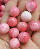 16in Red Pink Conch Shell Beads for Bracelet-Necklace DIY