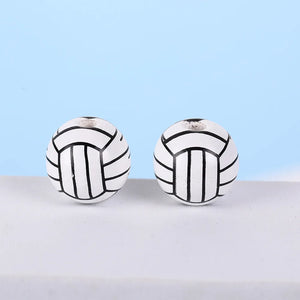 16mm Basketball Series Wooden Beads DIY Jewelry Accessories