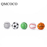16mm Basketball Series Wooden Beads DIY Jewelry Accessories