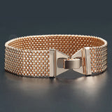 Vintage 16mm Rose Gold Bangle Bracelet Watch Band Chain Jewelry