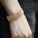 Vintage 16mm Rose Gold Bangle Bracelet Watch Band Chain Jewelry