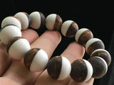 16mm Natural Mexican Amber Beeswax Beads Bracelet