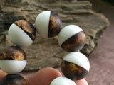 16mm Natural Mexican Amber Beeswax Beads Bracelet
