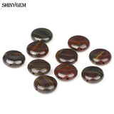 16mm Dark Red Brown Tiger Eye Stone Loose Bead 10pcs