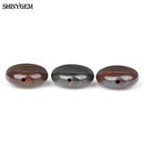 16mm Dark Red Brown Tiger Eye Stone Loose Bead 10pcs