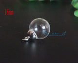 16mm Glass Ball Bottle With Metal Cap Empty Containers