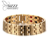 16mm Men's Magnetic Health Care Bracelet Bangle with Magnets