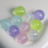 16mm Mermaid Glitter Glow Beads for Jewelry DIY