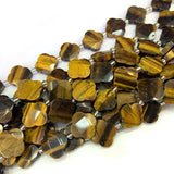 16mm Amazonite Lapis Lazuli Tiger Eye Stone Beads 15'' DIY Necklace