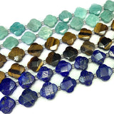 16mm Amazonite Lapis Lazuli Tiger Eye Stone Beads 15'' DIY Necklace