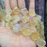 16mm Natural Citrine Rose Quartz Ametrine Aventurine Smoky Quartz Beads 15''