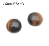 16mm Tiger Eye Round Stone Beads for Jewelry Making 30pc