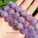 16mm Lavender Amethyst Round Beads 15inch