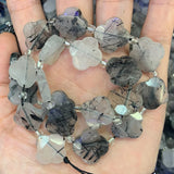 16mm Rutilated Lemon Quartz Strawberry Quartz Amazonite Beads 15'' DIY