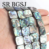 16mm Natural Abalone Shell Beads for DIY Jewelry Making 15inch