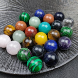 16mm Round Quartz Stone Beads Pink Crystal DIY Decoration