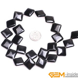 16mm Square Natural Stone Beads for Jewelry Making