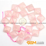 16mm Square Natural Stone Beads for Jewelry Making