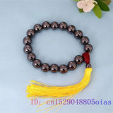 16mm Terahertz Beaded Bracelet Bangle Charms Amulets Gift Talismans Jewelry