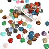 16mm Natural Heart Stone Beads for Jewelry Making DIY