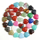 16mm Natural Heart Stone Beads for Jewelry Making DIY