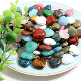 16mm Natural Heart Stone Beads for Jewelry Making DIY
