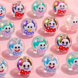 16mm BOO Ghost Round Beads DIY Necklace Bracelet Material