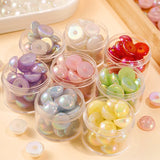 16mm Multicolor Plated Half Bead Straight Hole DIY Bracelet Necklace Material