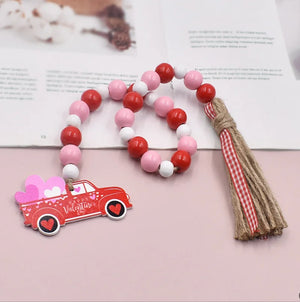 Colorful Wood Beads Curtain Straps Home Decor Garland