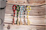 Colourful Wood Beads Curtain Straps Home Decoration Garland