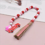 Colorful Wood Beads Curtain Straps Home Decor Garland