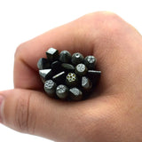 16pcs Flower Punches Steel Stamp for Jewelry Metal Stamping DIY Tool
