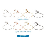 Adjustable Slider Extender Chains Bracelet Jewelry Making