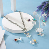 16pcs Natural Angel Pendants for Jewelry Making DIY Necklace Decor