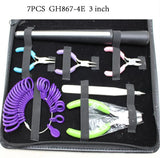16pcs Jewelry Repair Tool Set Ring Sizer Beading Needles DIY Nippers