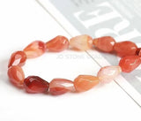 16pcs Gemstone Faceted Drop Rondelle Crystal Beads Loose Spacer Round Beads