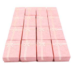 16pcs Pink Jewelry Display Gift Boxes for Rings Watches Bracelets