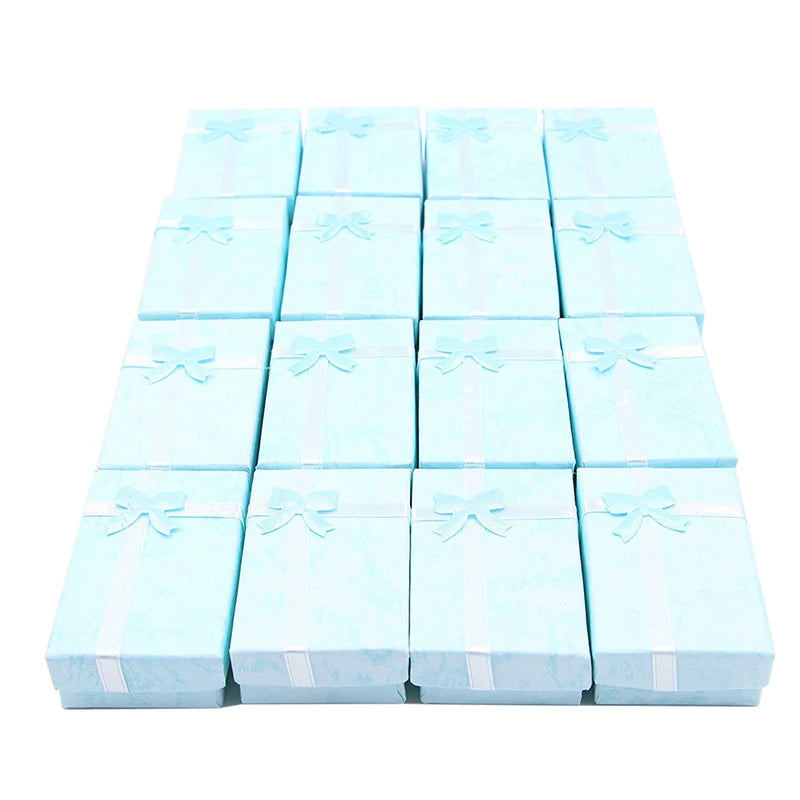 16pcs Paper Jewelry Boxes for Jewelry Display - Gift Packaging Box