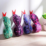 16pcs Plush Snake Snap Bracelets Soft Toys Halloween Party Favors