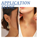 16pcs Sun Moon Stainless Steel Pendants 18K Plated Charms for DIY Jewelry