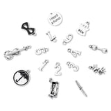 16pcs Umbrella Academy Charm Silver Plated Pendant for Jewelry Making