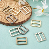 16pcs Alloy Slider Buckles for Leathercraft Bag Belt Jewelry