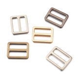 16pcs Alloy Slider Buckles for Leathercraft Bag Belt Jewelry
