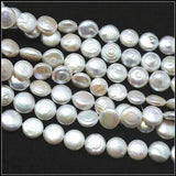 16pcs Freshwater Pearl Beads 12mm Coin Shape DIY Findings