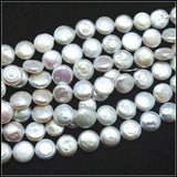 16pcs Freshwater Pearl Beads 12mm Coin Shape DIY Findings