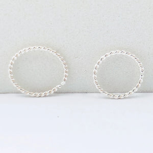 16pcs 925 Silver Nose Ring Thin Hoop Jewelry