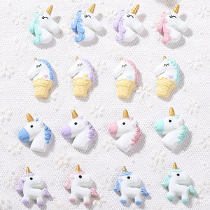 16pcs Unicorn Charms for DIY Decoration - Necklace Pendant Keychain Charms