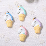 16pcs Unicorn Charms for DIY Decoration - Necklace Pendant Keychain Charms